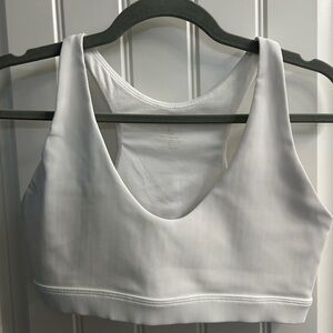 POPFLEX Classic White Sports Bra